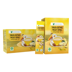 Trà Gừng Mật Ong - Hộp Vàng 180g