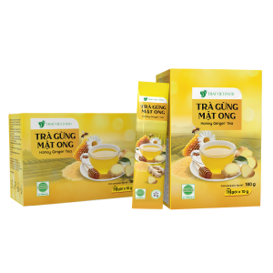 Trà Gừng Mật Ong - Hộp Vàng 180g
