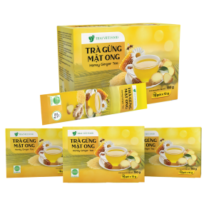 Trà Gừng Mật Ong - Hộp Vàng 180g