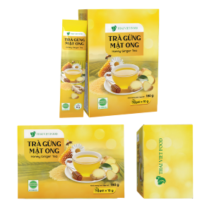 Trà Gừng Mật Ong - Hộp Vàng 180g